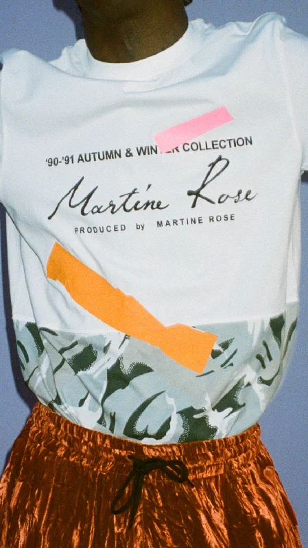 Men's Shirts with Contrast StitchingCLASSIC T-SHIRT in WHITE GREY CAMO