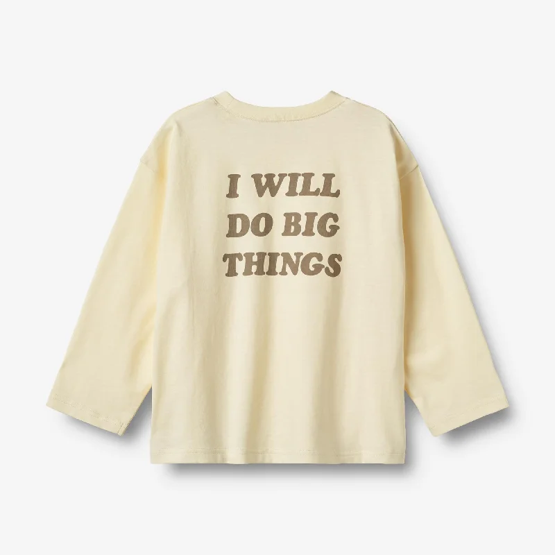 Men's Shirts with Drawstring WaistbandsWheat x Pernille Teisbæk | T-Shirt L/S Kax - honey glow Men's Shirts with Drawstring WaistbandsWheat x Pernille Teisbæk | T-Shirt L/S Kax - honey glow