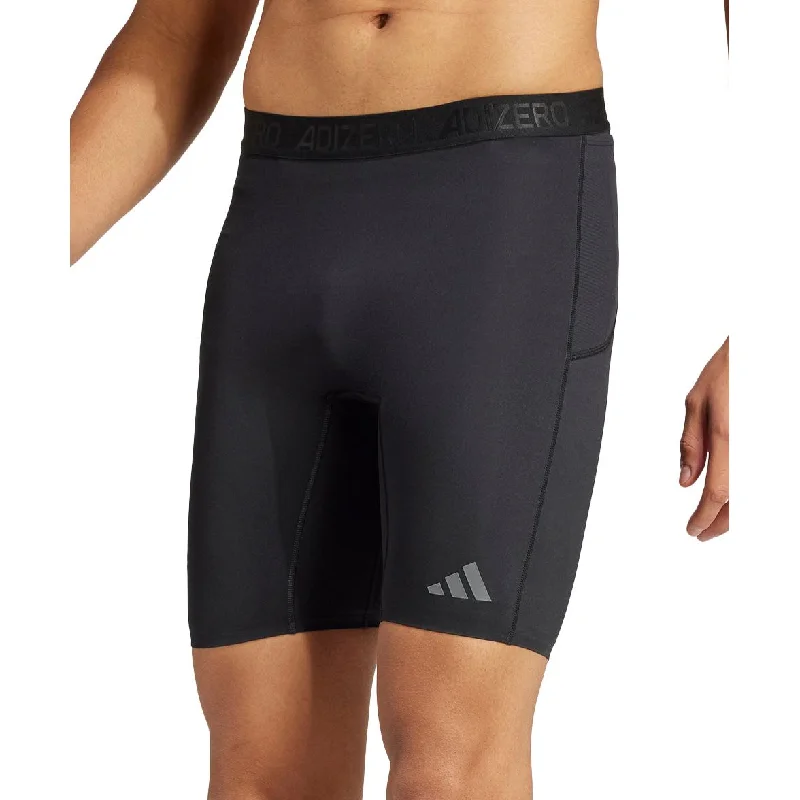 Men's Casual Pants for Everyday Wearadidas Adizero Mens Short Running Tights - Black