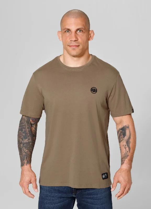 Men's Shirts with Antimicrobial TreatmentMen's T-Shirt SMALL LOGO - Coyote brown