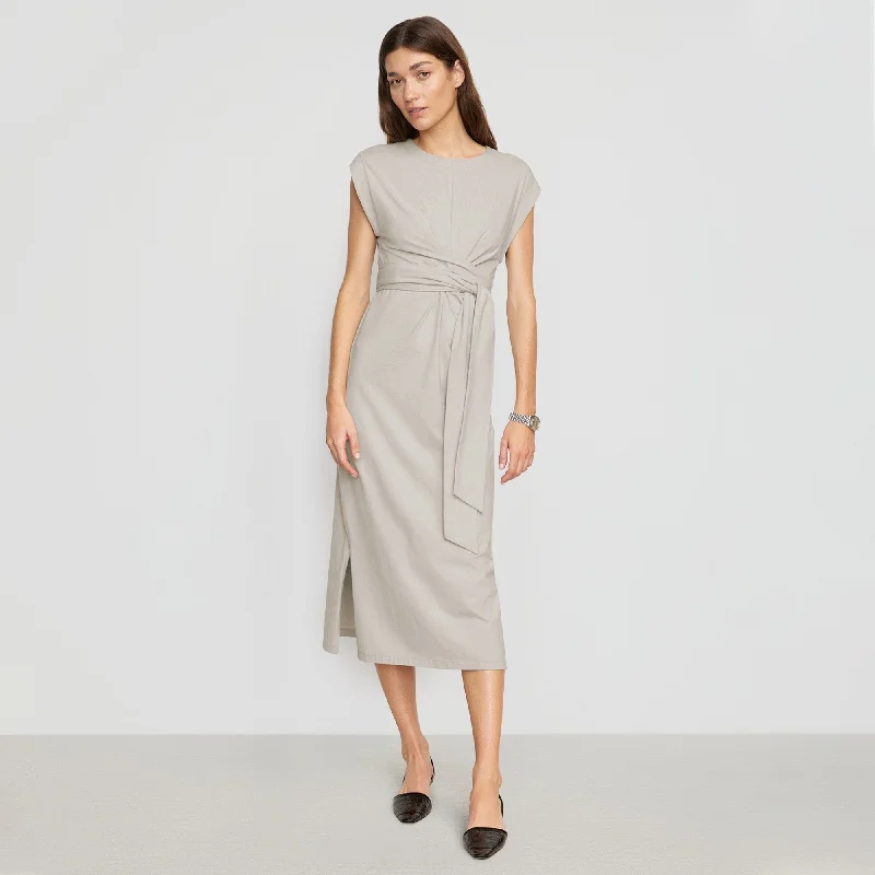 Fei Tie-Front Organic Cotton Dress