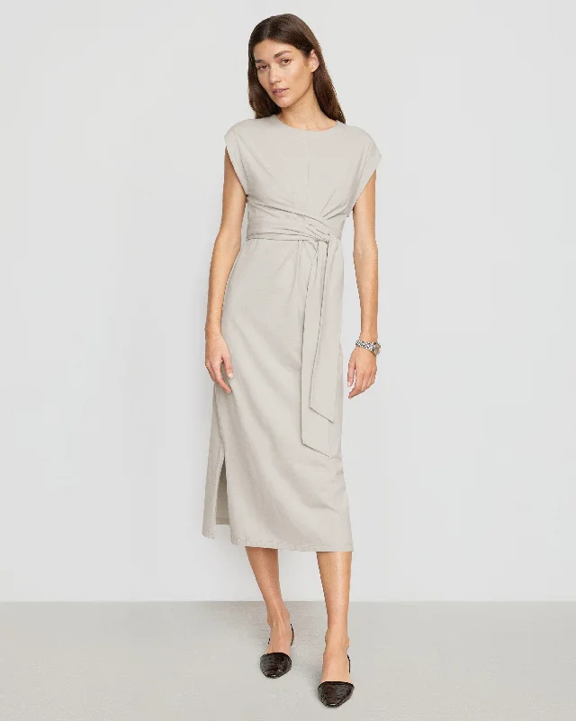 Fei Tie-Front Organic Cotton Dress