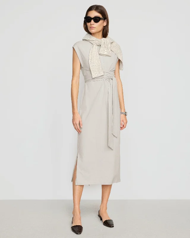 Fei Tie-Front Organic Cotton Dress