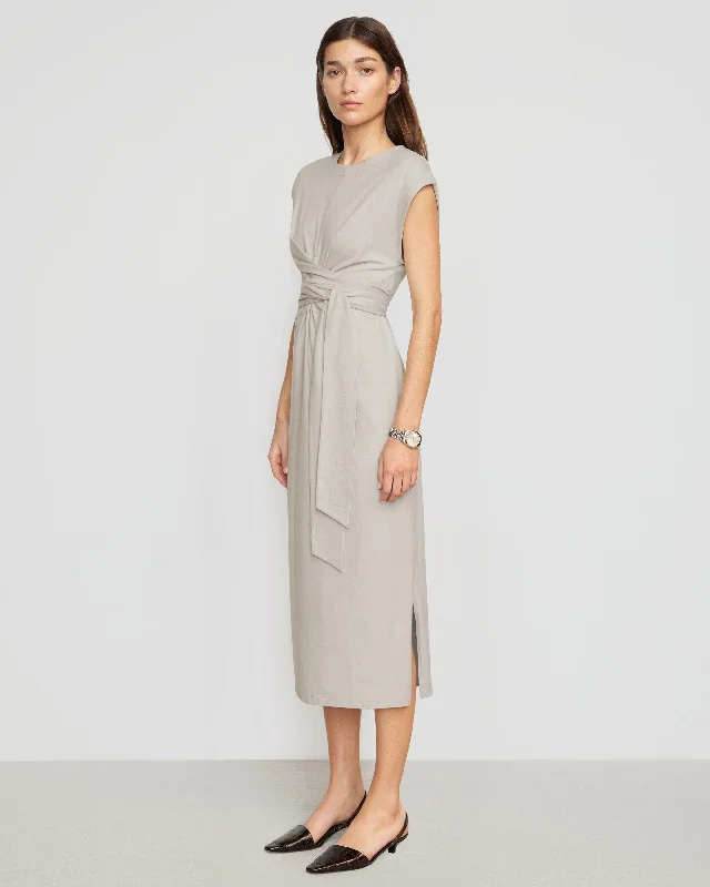 Fei Tie-Front Organic Cotton Dress